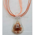 new style Lampwork Glass Pendant Necklace Lampwork glass Necklace lampwork glass pendant with wax cord